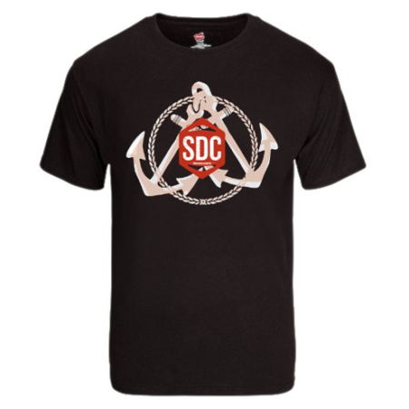 SDC Anchor T-Shirt - Black