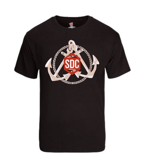 SDC Anchor T-Shirt - Black