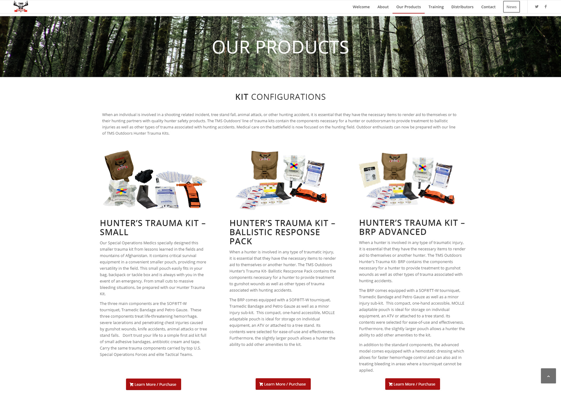 TMS Outdoors Website