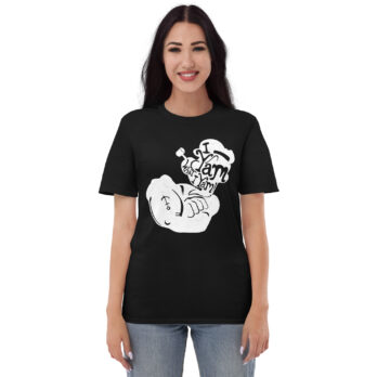 I Yam what I Yam Graphic Tee - Black