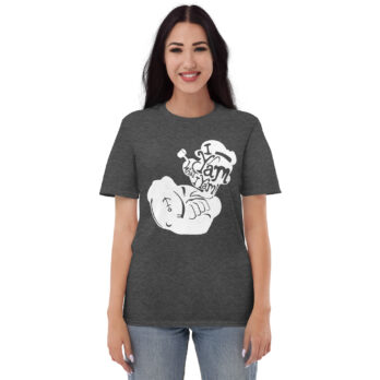 I Yam what I Yam Graphic Tee - Heather dark Grey