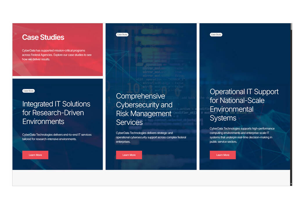 CyberData Technologies Case Studies